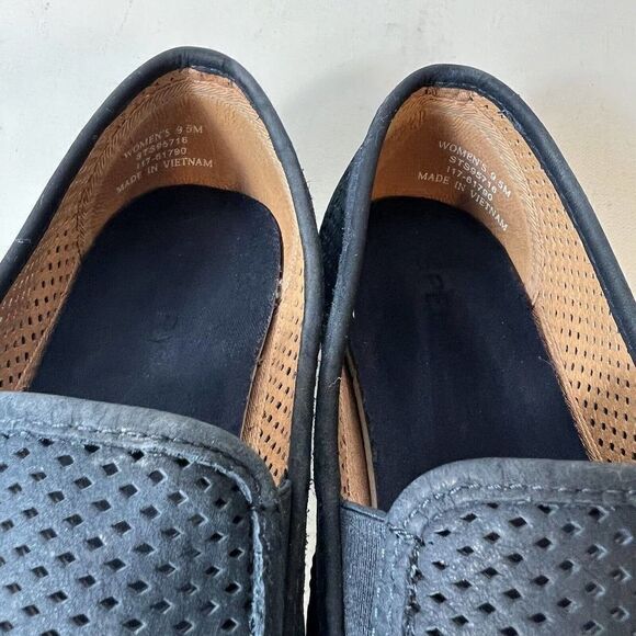 Sperry Top-Sider Womens 9.5M Sneakers Boat Shoe Blue Leather Slip On Memory Foam - Picture 7 of 12